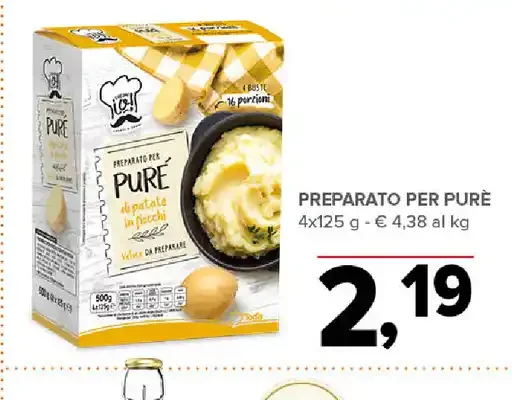 Preparato per purè