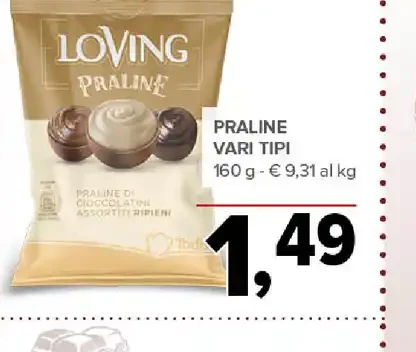 Praline vari tipi