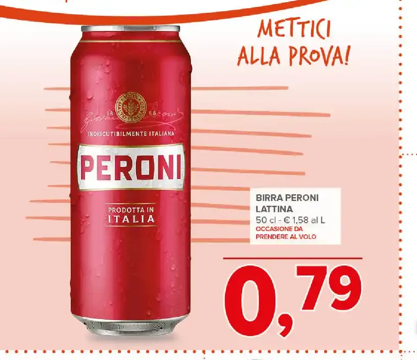 Birra Peroni lattina