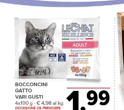 Bocconcini gatto vari gusti