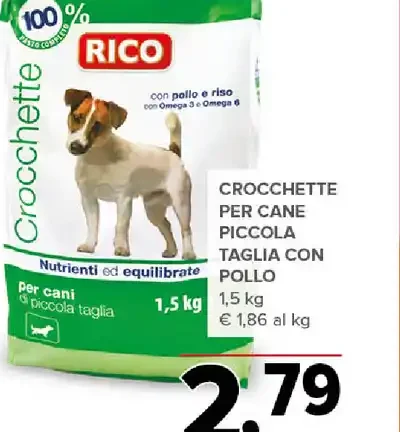 Crocchette per cane piccola taglia con pollo