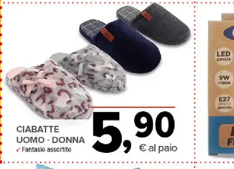 Ciabatte uomo/donna