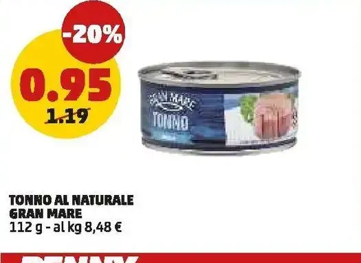 Tonno al naturale Gran Mare