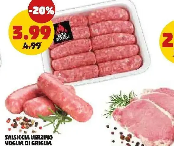 Salsiccia verzino voglia di griglia