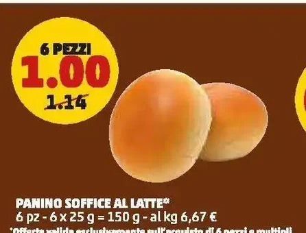 Panino soffice al latte