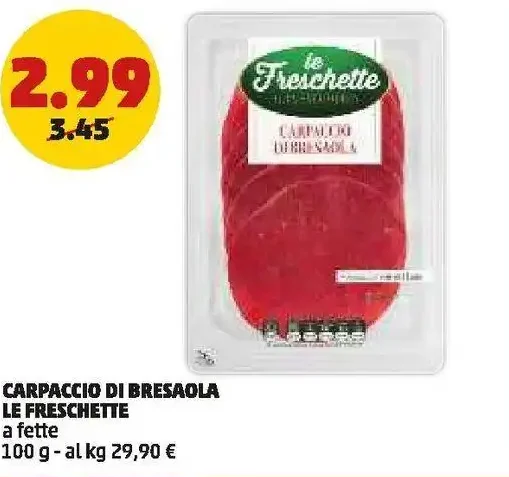 Carpaccio di bresaola