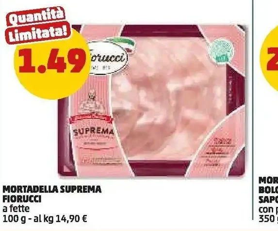 Mortadella suprema Fiorucci