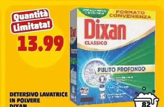 Detersivo lavatrice in polvere Dixan