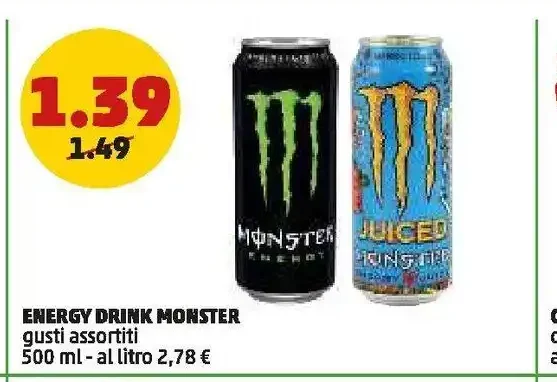 Energy drink Monster