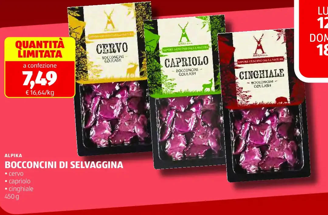 Bocconcini di selvaggina