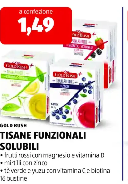 Tisane Funzionali Solubili