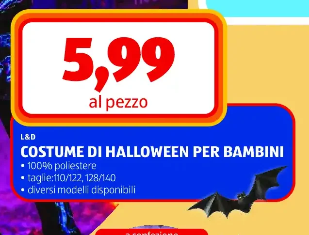 Costume di Halloween per bambini