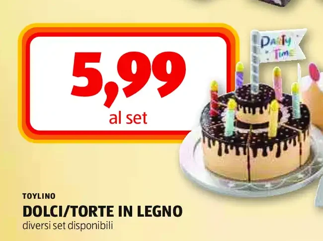 Dolci/torte in legno