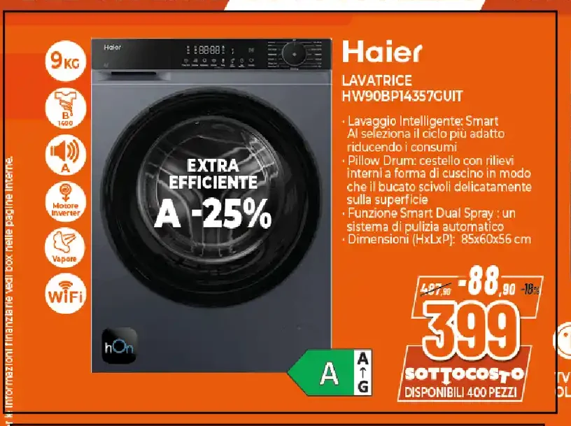 Lavatrice Haier HW90-BP14357GUIT