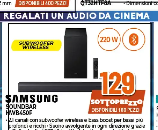 Soundbar Samsung HWB450F