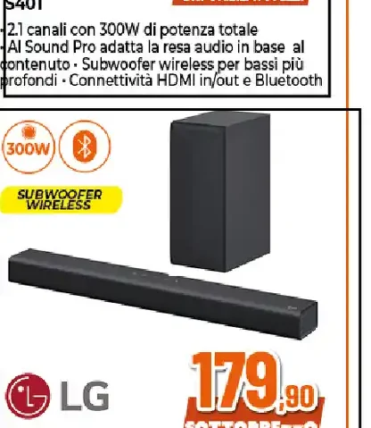 Soundbar LG S60T