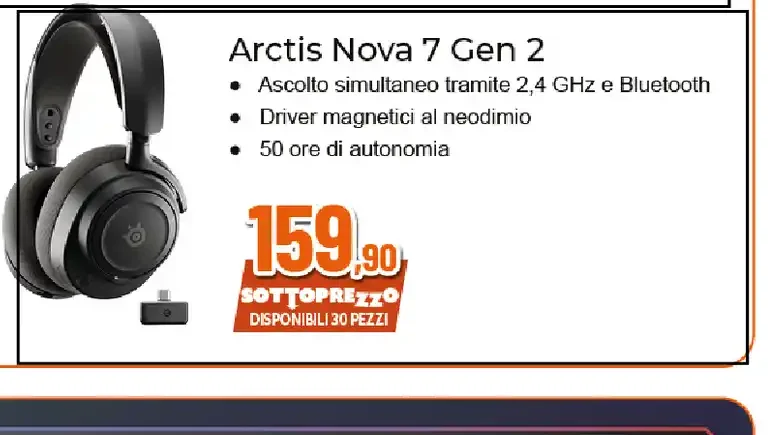 Cuffie gaming SteelSeries Arctis Nova 7 Gen 2