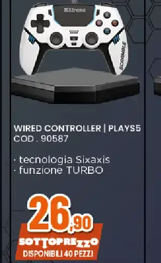 Controller cablato PlayStation 5