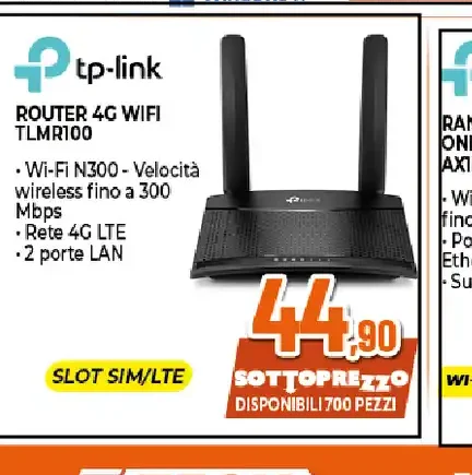 Router 4G Wi-Fi TL-MR100