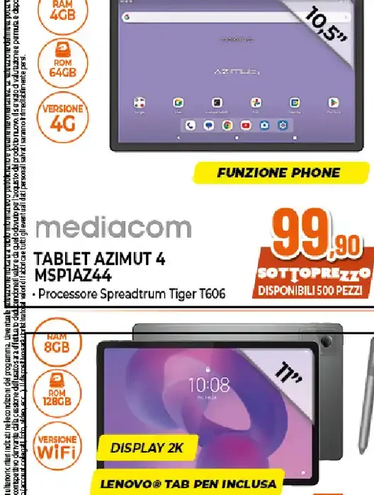 Tablet Azimut 4 MSPIAZ44
