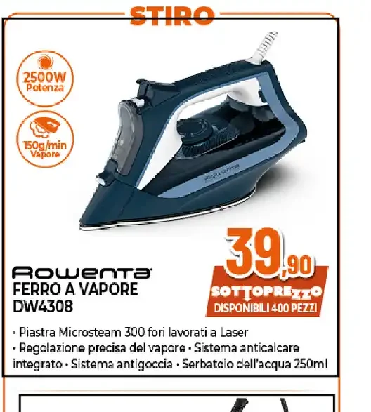 Ferro a vapore DW4308
