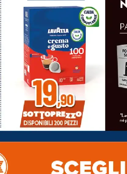 Caffè in cialde Crema e Gusto pack 100 cialde