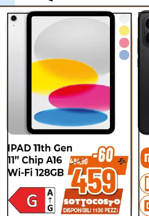 iPad 11th Gen 11 pollici Chip A16 Wi-Fi 128GB
