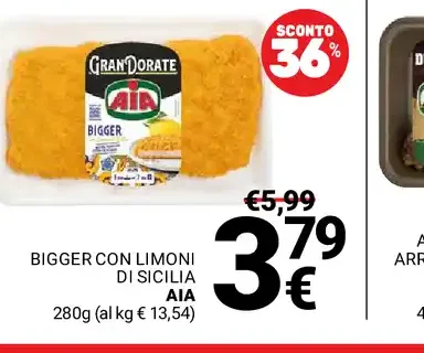 Bigger con limoni di Sicilia