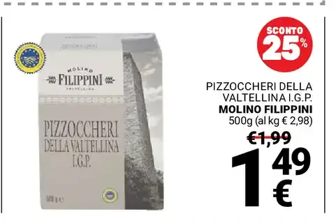 Pizzoccheri della Valtellina IGP