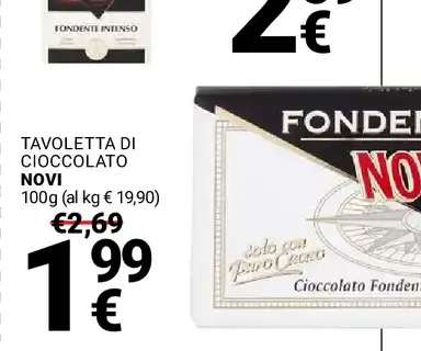 Tavoletta di cioccolato fondente