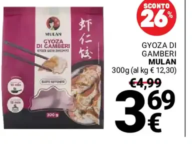 Gyoza di gamberi Mulan