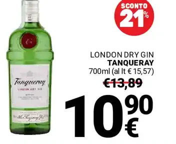 London dry gin Tanqueray