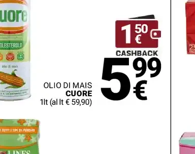 Olio di mais Cuore