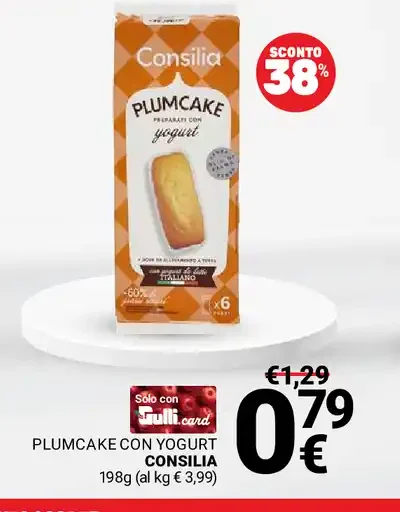 Plumcake con yogurt Consilia