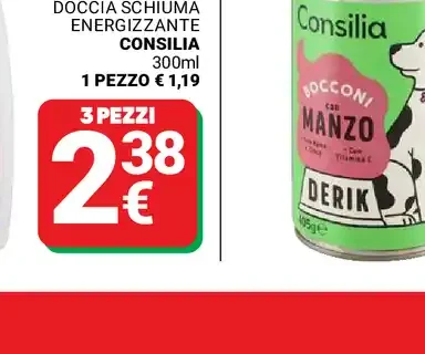 Doccia schiuma energizzante Consilia