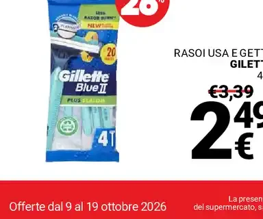 Rasoi usa e getta Gillette
