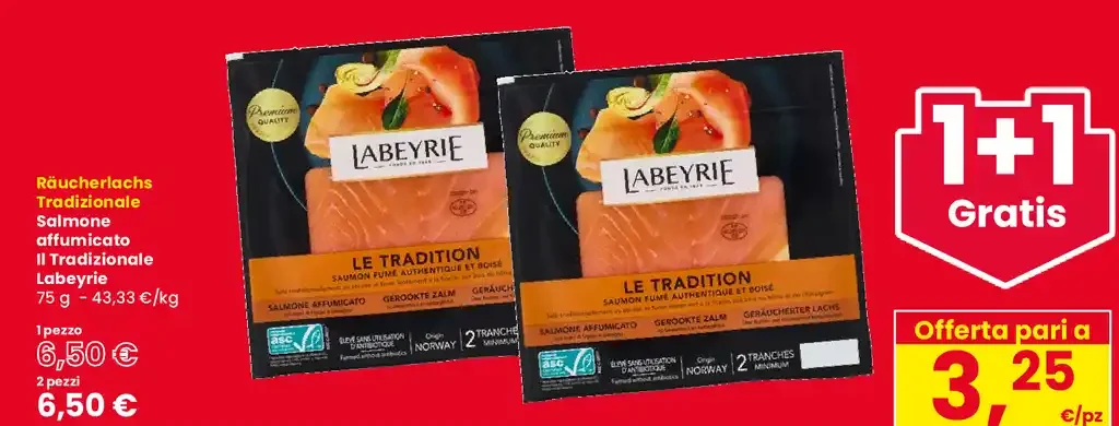 Salmone affumicato Labeyrie