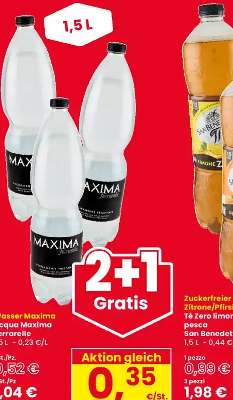 Acqua naturale Maxima 1,5 L