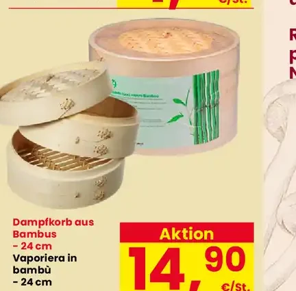 Vaporiera in bambù