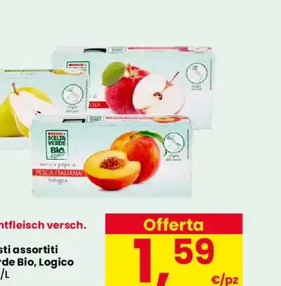 Succo e polpa biologico assortito
