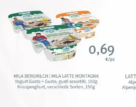 Yogurt gusto assortito