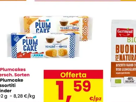 Plumcake assortiti Kinder
