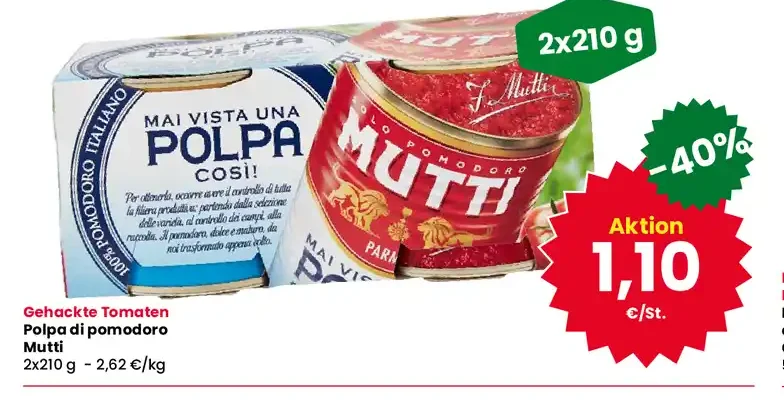 Polpa di pomodoro Mutti