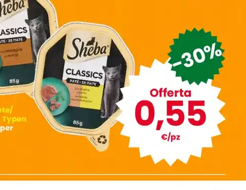 Bocconcini per gatto gusti assortiti Sheba