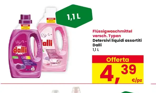 Detersivo liquido Dalli