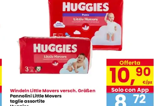 Pannolini Huggies Little Movers