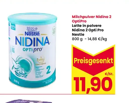 Latte in polvere Nidina 2 OptiPro