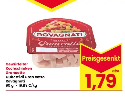 Cubetti di prosciutto cotto Rovinati