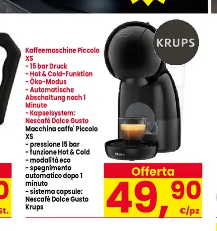 Macchina da caffè Piccolo XS