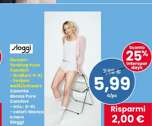 Canotta donna